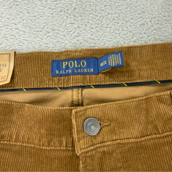 Polo Ralph Lauren Varick Slim Straight Brown Corduroy 40x32 - Picture 11 of 16